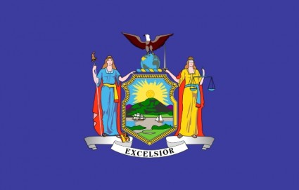 uns New York State Flag ClipArt