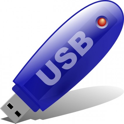 arte de grampo de stick de memória USB
