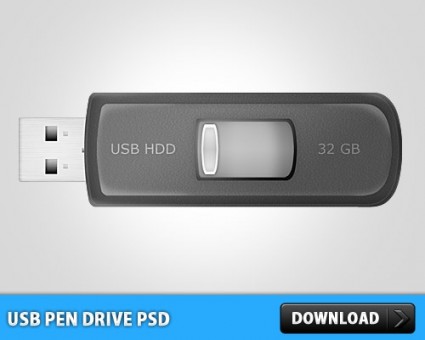 USB ручка привода psd