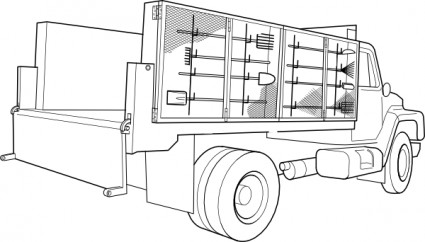 narzędzia ciężarówka clipartów