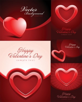 Valentine ngày heartshaped kết cấu vector nền
