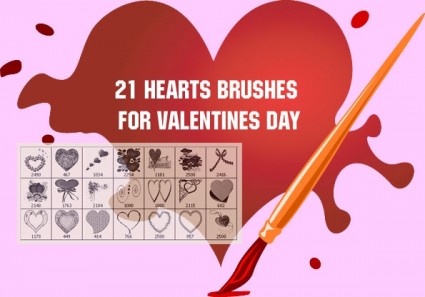 Valentine Ps Brushes