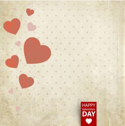 valentine39s 日カードの背景のベクトル