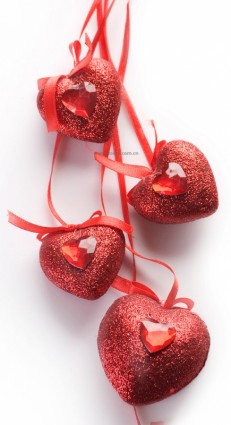 valentine39s 天 heartshaped 飾品高清圖片