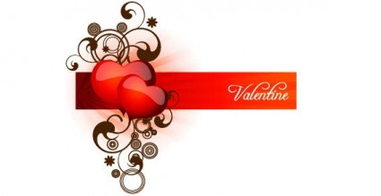 Valentine jantung vektor