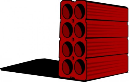 valessiobrito rosso mattone per la costruzione di ClipArt