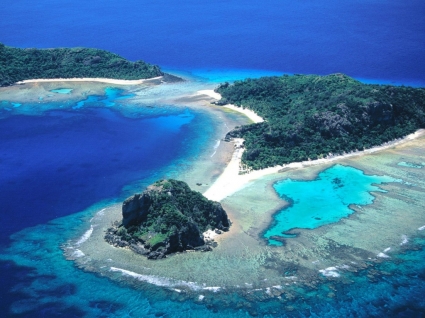 비스마르크 제도 및 navadra 군도 벽지 피지 섬 세계