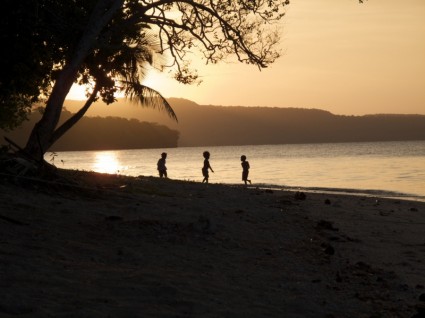 Vanuatu Sunset Ocean