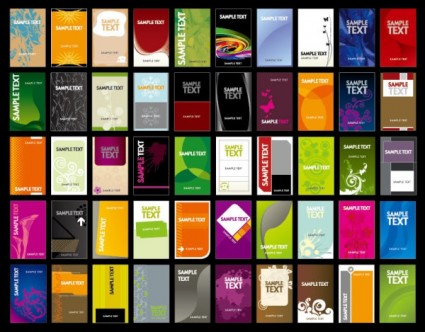 varietà di business card template vettoriale