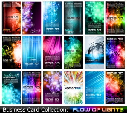 Variety Of Business Card Template Vector