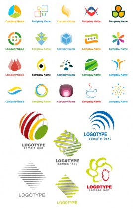 Vielzahl von Grafik-Logo-Vektor