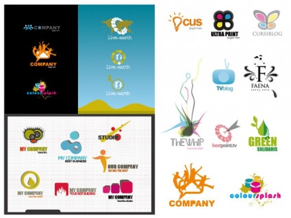 Variety Of Logo Template Vector