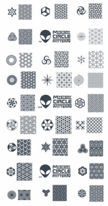variedad de vector de patrón de azulejos