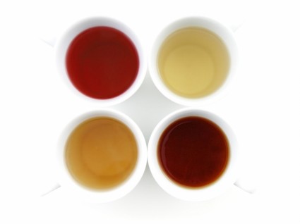 أنواع مختلفة من الشاي
