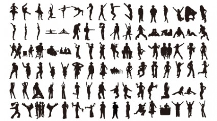 Various Vector Silhouettes Volume