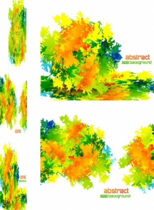 foglie di consistenza astratto sfondo vettoriale