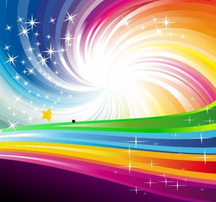 Vektor-abstrakten Regenbogen-Hintergrund