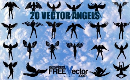 malaikat-malaikat vektor