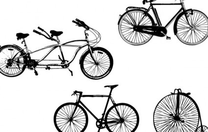 вектор искусства велосипеды
