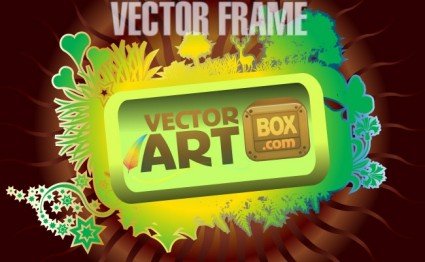 marco de arte vectorial