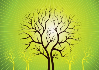 Vektor-Kunst-Bäume