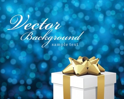 Vector Bokeh Christmas Background