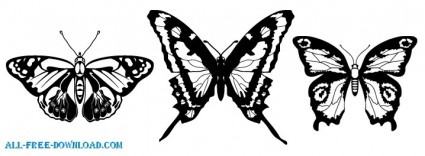 vecteur papillons