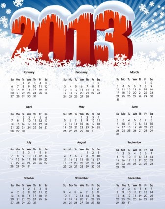 Vector Calendar For