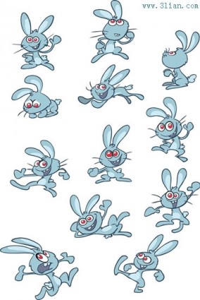 Vektor-Cartoon-bunny
