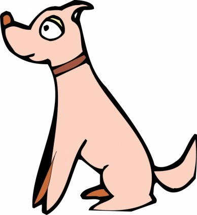 vector de perro de dibujos animados Vector