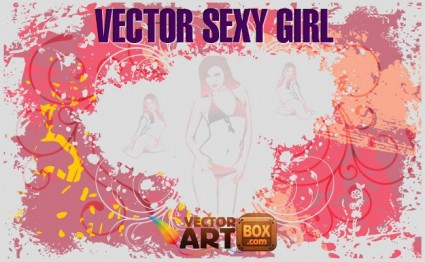 Gadis sexy vektor