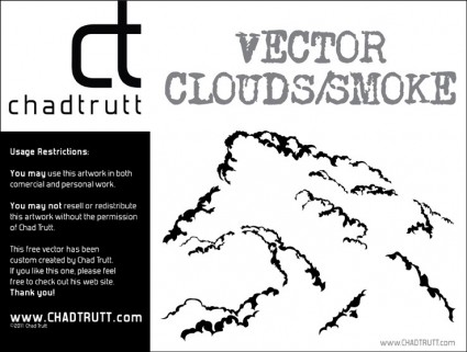 vecteur nuages fumée