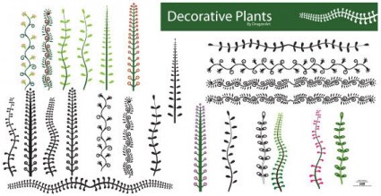 piante decorative vettoriale