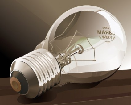 Vector Detailed Light Bulb