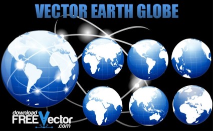 globo de tierra Vector