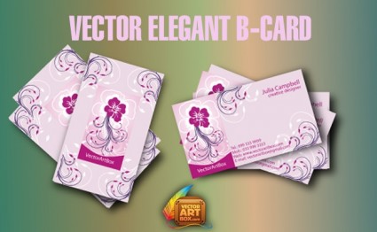 Vektor-elegante b-Karte