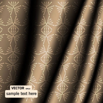 vector floral Muster Vorhänge