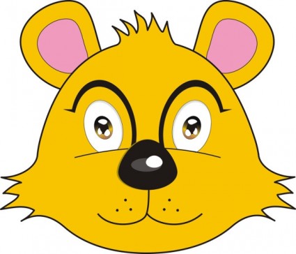 Vektor-Fuchs-Bär-avatar