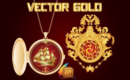 Vector gold design