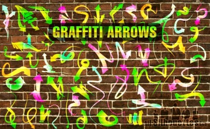 vettore graffiti frecce
