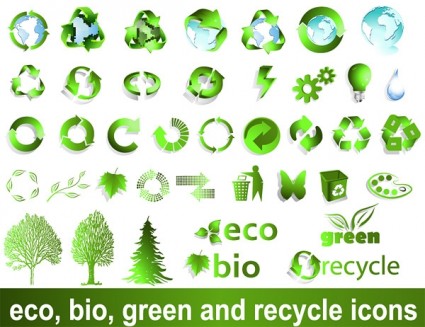Vector logo riciclabile