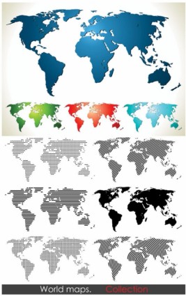 世界の変化、アーカイブのベクトル地図
