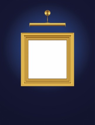 frame de retrato ornado padrão vector