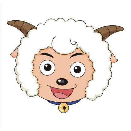 avatar di capra piacevole vettoriale