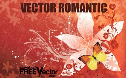 romántico de Vector