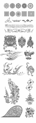 Vector Set Of Traditional Patterns