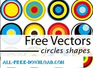 Vector forma círculos