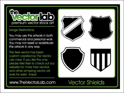 escudos de Vector