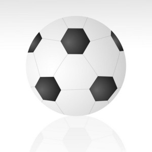 pallone da calcio vettoriale