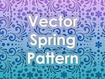 modèle printemps Vector